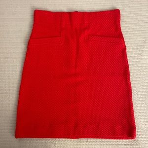 Ganni Textured Pencil Skirt